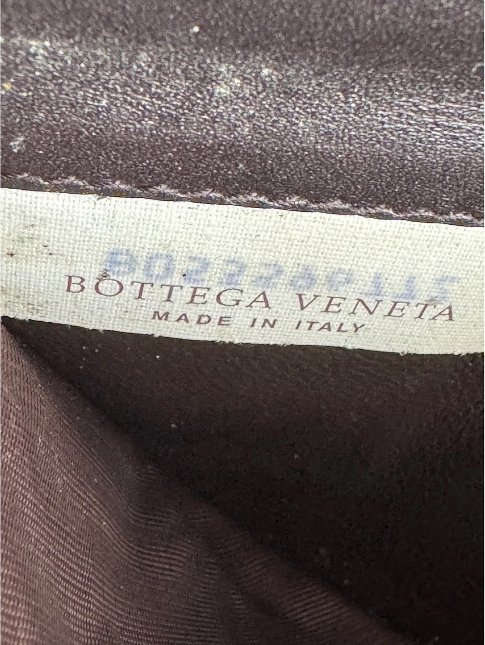 Bottega Veneta Intrecciato Zip Around Wallet Dark Brown Leather Made Italy COA